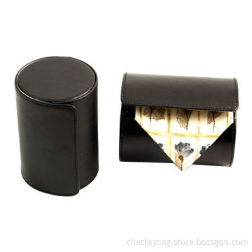 Leather Tie Case, Nylon Lining